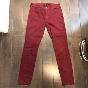 Burgundy pants- Jen7 by 7 for All Mankind